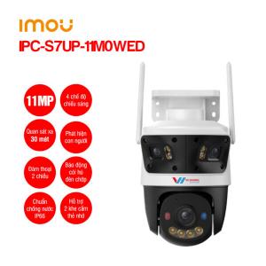 Camera Wifi IMOU Cruiser Triple 11MP IPC-S7UP-11M0WED