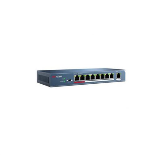 DS-3E0109P-E 8-PORTS 100MBPS UNMANAGED POE SWITCH